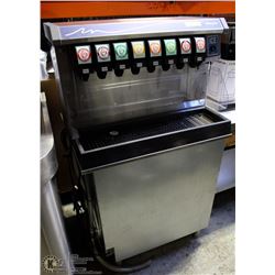 FOLLETT 8 HEAD  POP MACHINE WITH ICE DISPENSER