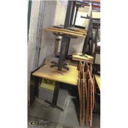 LARGE LOT OF RESTAURANT TABLES AND KITCHEN