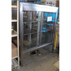 STAINLESS STEEL SLIDING GLASS DOOR COOLER