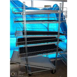 5 TIER BAKERS RACK 50" X 30" X 77"