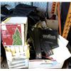 Image 1 : PALLET OF BAR MISCELLANEOUS AND A CHRISTMAS TREE