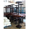 Image 1 : LOT OF 25 ASSORTED BAR TABLES
