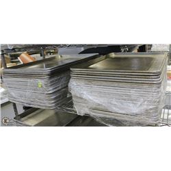 LOT OF 50 METAL SHEET TRAYS
