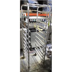 12 TIER ROLLING SHEET TRAY RACK