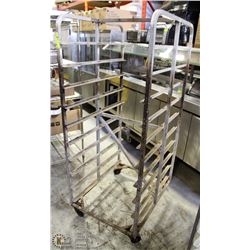 10 TIER ROLLING SHEET TRAY RACK