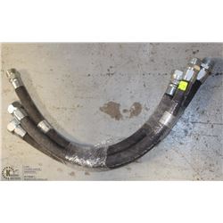 5) LOT OF 3 1 1/2" GAS & PROPANE HOSES