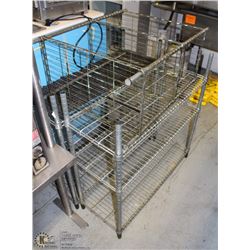 3 SMALL 3 TIER SHELVES