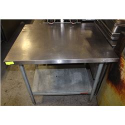 STAINLESS STEEL PREP TABLE 36" X 30" X 36"