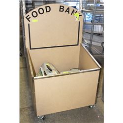 LARGE FOOD BANK DONATION BIN