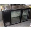 Image 1 : TRUE GLASS DOOR BACK BAR COOLER 59" X 27" X 38"