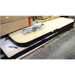 LOT OF 10 WOOD TABLE TOPS