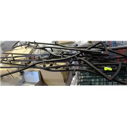 LOT OF 9 METAL COAT RACKS