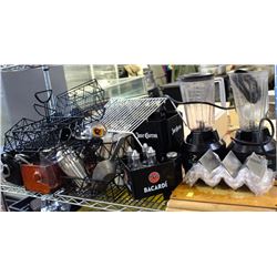 SHELF OF ASSORTED BAR GOODS