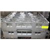 Image 1 : DISH RACK WITH ASSORTED GLASSWARE