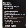 Image 3 : GRIP RITE 4 GALLON AIR COMPRESSOR LOW RPM