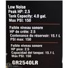 Image 3 : GRIP RITE 4 GALLON AIR COMPRESSOR LOW RPM