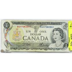 1973 CANADIAN $1 DOLLAR BILL