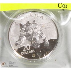 2014 CANADIAN $20 SILVER 9999 COIN.