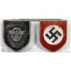 Image 1 : GERMAN WWII NAZI BADGES WITH 2 PRONGS ON BACK,