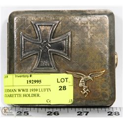GERMAN WWII 1939 LUFTWAFFE CIGARETTE HOLDER.