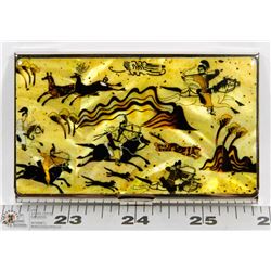 PEARL INLAYED CARD HOLDER HANDMADE IN KOREA.