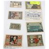 Image 1 : 8 GERMAN WORLD WAR MONEY (GERMAN NOTGELDS).