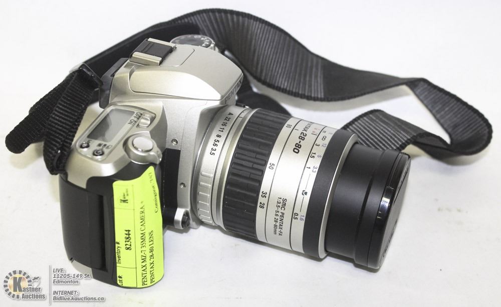Pentax Mz 7 35mm Camera Pentax 28 80 Lens Pentax Mz 7 35mm Camera Pentax 28 80 Lens
