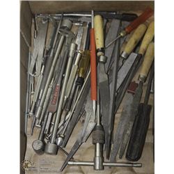 LOT OF VINTAGE TOOLS.