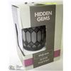 Image 1 : NEW HIDDEN GEMS CANDLE WARMER AND WAXES, THIS