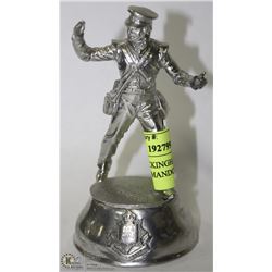 VINTAGE BUCKINGHAM PEWTER BRITISH COMMANDO BY CHAS
