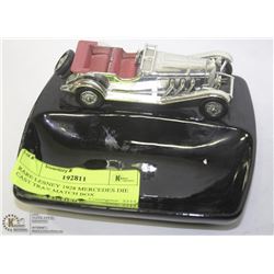 LESNEY 1928 MERCEDES DIE CAST WITH TRAY
