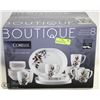Image 1 : CORELLE BOUTIQUE 42PC DINNERWARE SET WITH