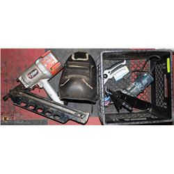 BLACK CRATE WITH BOSCH 4" GRINDER AND PALISADE