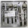 Image 1 : NEW 42PC CAMBRIDGE STAINLESS STEEL FLATWARE SET