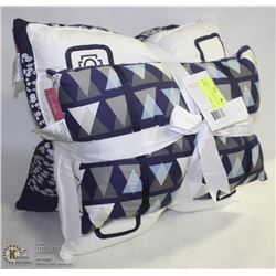 CLAIRE BELLA ,3 ACCENT STAGING PILLOWS