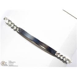 4) STERLING SILVER MEDICAL ALERT BRACELET