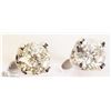 Image 1 : 7) 14K YELLOW GOLD DIAMOND EARRINGS