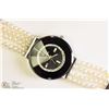 Image 2 : 22) FRESH WATER PEARL BRACELET JEWELLERY WATCH