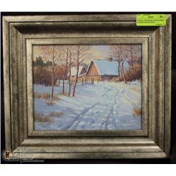 ISABEL LEVESQUE CANVAS PRINT FRAMED SIGNED WITH