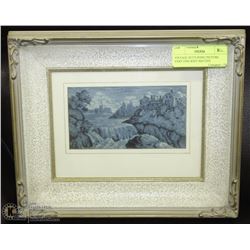 VINTAGE PETTI POINT PICTURE VERY FINE KNIT MATTED