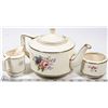 Image 1 : STAFFORDSHIRE TEAPOT/CREAM/SUGAR SERVERS