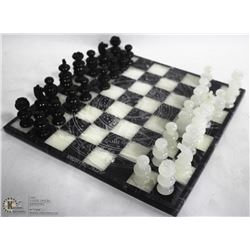 AZTEC CALENDAR MARBLE CHESS SET