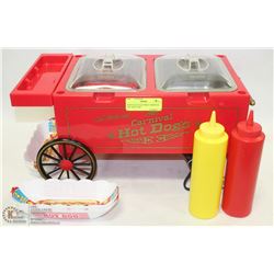 NOSTALGIA ELECTRICS CARNIVAL HOT DOG CART