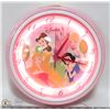 Image 1 : DISNEY PRINCESS LIGHT UP WALL CLOCK . WORKING