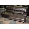 Image 3 : NEW ANDERSON WINE LEATHERETTE RECLINING 84"SOFA