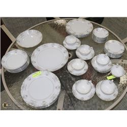 COLLECTION OF 50PCS  MIKASA CHINA INCL PLATTER,