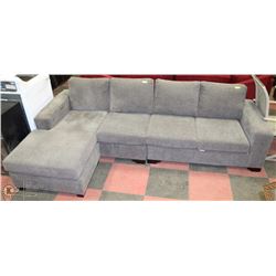 GREY FABRIC SECTIONAL