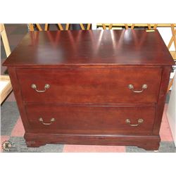 CHERRY COLOR WOOD DRESSER 41"X22"X30"H