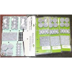 FLAT OF 4 PKGS OF FELT PADS WITH MORE