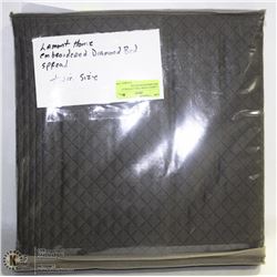 LAMONT HOME TWIN COVERLET BED SPREAD,CHARCOAL